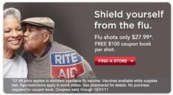 $27.99 Flu Shot + Free $100 Coupon Book at Rite Aid