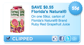 Florida’s Natural Juice Coupon