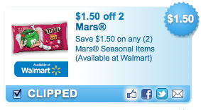 Mars Valentine’s Day Candy Coupon