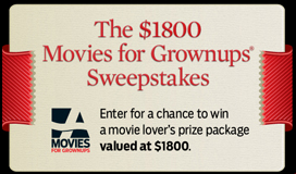 AARP’s Movies For Grownups Sweepstakes