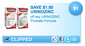 Urinozinc Prostate Coupon