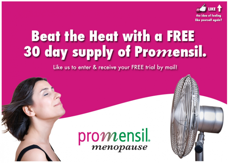 Free 30 Day Sample of Promensil Menopause