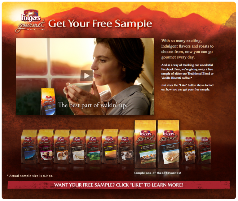 Free Folgers Gourmet Samples