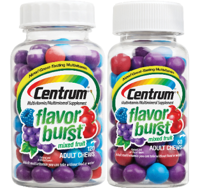 Free Centrum Flavor Burst Chews Samples