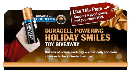 Duracell Powering Holiday Smiles Toy Giveaway