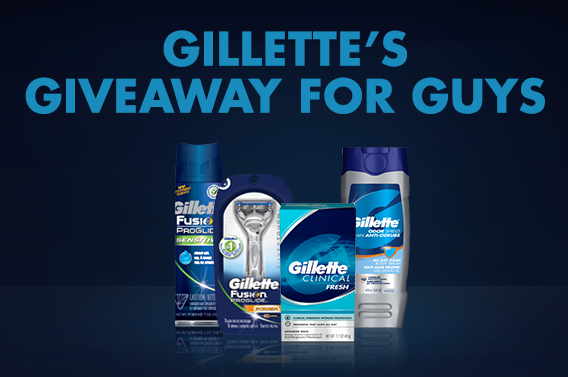 Gillette’s Giveaway For Guys