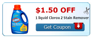 $1.50 off 1 liquid Clorox 2 Stain Remover