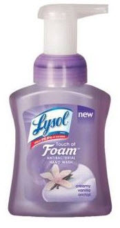 lysol touch of foam