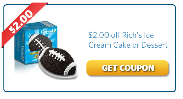 $2.00 off any Rich’s Ice Cream Cake or Dessert