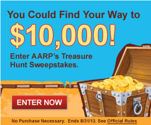 AARP – Treasure Hunt Sweepstakes!