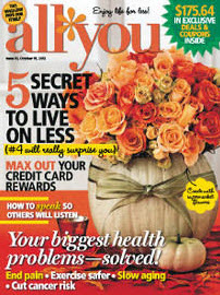 $1.00 off All You, Cooking Light magazines!