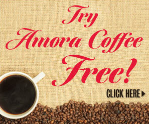 Amora – Free Bag of Coffee!