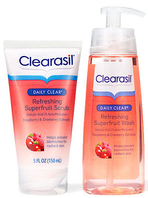 Free Clearasil Superfruit Scrub and Wash