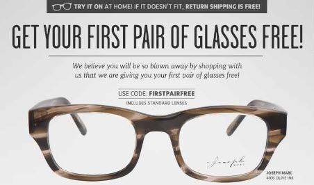 Coastal.com: Free Eyeglasses For New Customers!