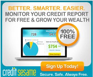 Free Credit Score Every Month with Credit Sesame!