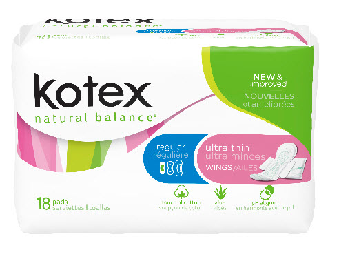 kotex natural balance