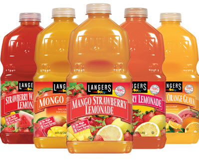 Free Full Sized Bottle of Langers Juice on 7/29!