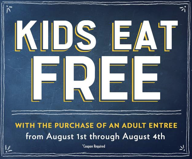 Macaroni Grill: Kid’s Eat Free – Last Day