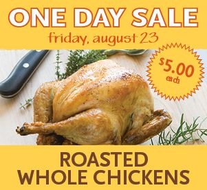 Today Only: Whole Foods Roasted Whole Chicken Just $5