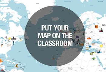 Free World Map for Teachers