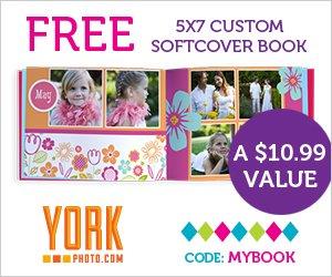 Free 5×7 Softcover Photo Book + 40 Free Photo Prints – Just Pay $2.99 Shipping