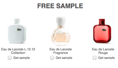 Free Eau de Lacoste Fragrance Samples