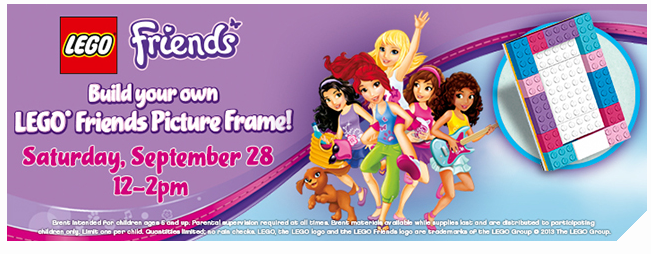 Free Lego Friends Picture Frame – September 28th