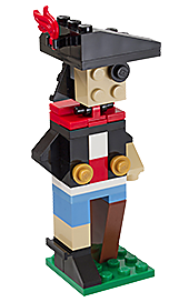 Lego Mini Model Build: Free Lego Pirate