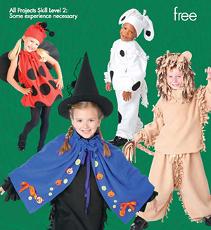 JoAnne Fabrics: Free No Sew Fleece Halloween Costume Guide
