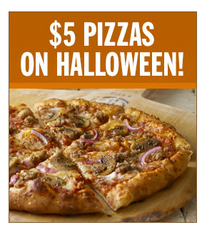 Carrabba’s Halloween: $5 Pizzas