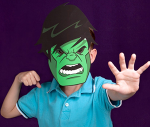 Free Printable Hulk Mask