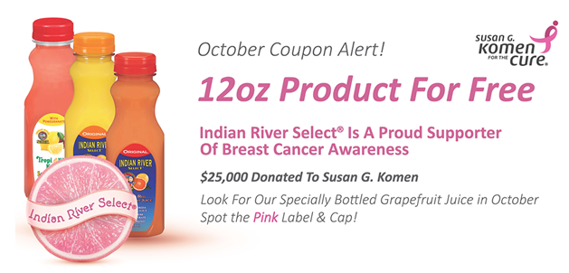 Free 12oz Bottle Of Indian River Select