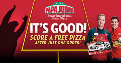 Free Papa Johns Pizza W/ Purchase