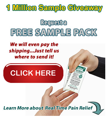 Free Real Time Pain Relief Sample Pack