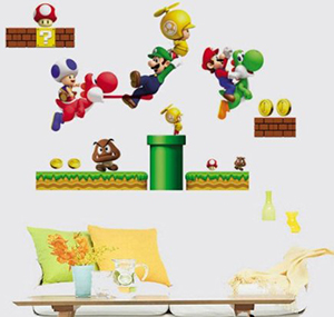 Super Mario Removable Vinyl Wall Art Just $7.95 Shipped