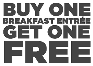 Bob Evans: Buy One Get One Free Breakfast