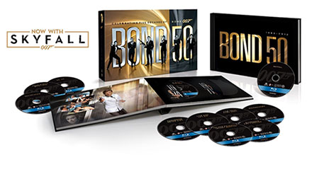 Bond 50: The Complete 23 Film Collection with Skyfall (Blu-ray) Just $99.99 (Reg $299.99) + Free Shipping