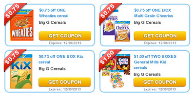 Cereal Coupon Round-Up 11/07