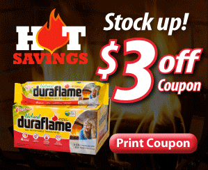 Duraflame $3 Off Firelog Coupon