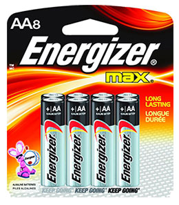 Walmart: Energizer Batteries 8-Pack Only $0.37 W/ Coupons & Rebate