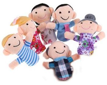 Family Finger Puppets Only $2.42 + Free Shipping