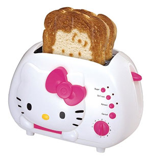 Hello Kitty Toaster W/ Cool Touch Exterior Only $29.99