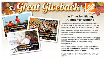 Home Depot: The Great Giveback