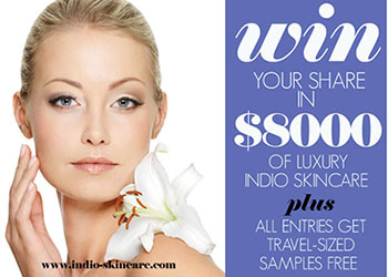 Indio Skin Care Sweepstakes & Free Samples