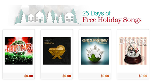 25 Days Of Free Holiday Music