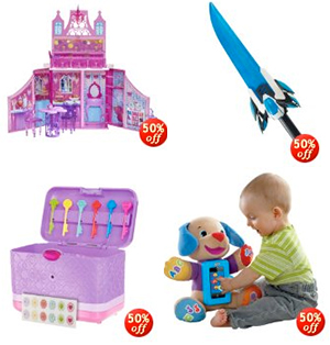 50% Off Toys From Mattel & Fisher-Price