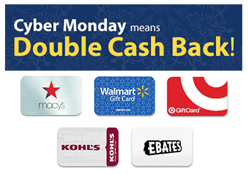 eBates Cyber Monday: Double Cash Back On Your Online Shopping