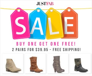 JustFab: Two (2) Pairs Of Shoes Only $39.95 + Free Shipping
