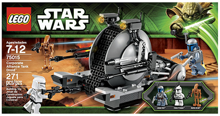 LEGO Star Wars Corporate Alliance Tank Droid Only $14.99 (Reg $24.99)