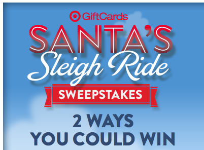 Target: Santa’s Sleigh Ride Sweesptakes